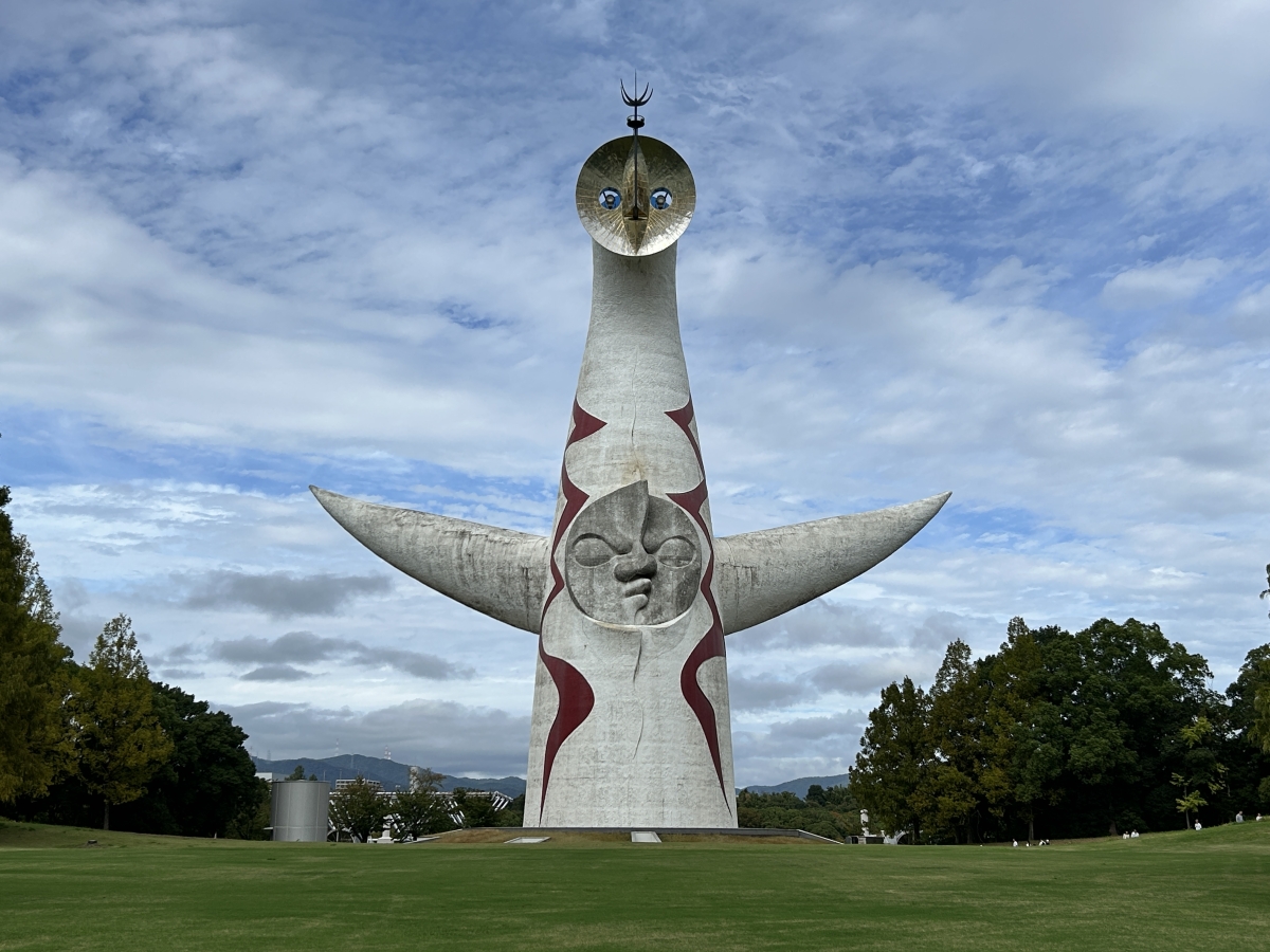 太陽の塔とEXPO’70パビリオンを見学して